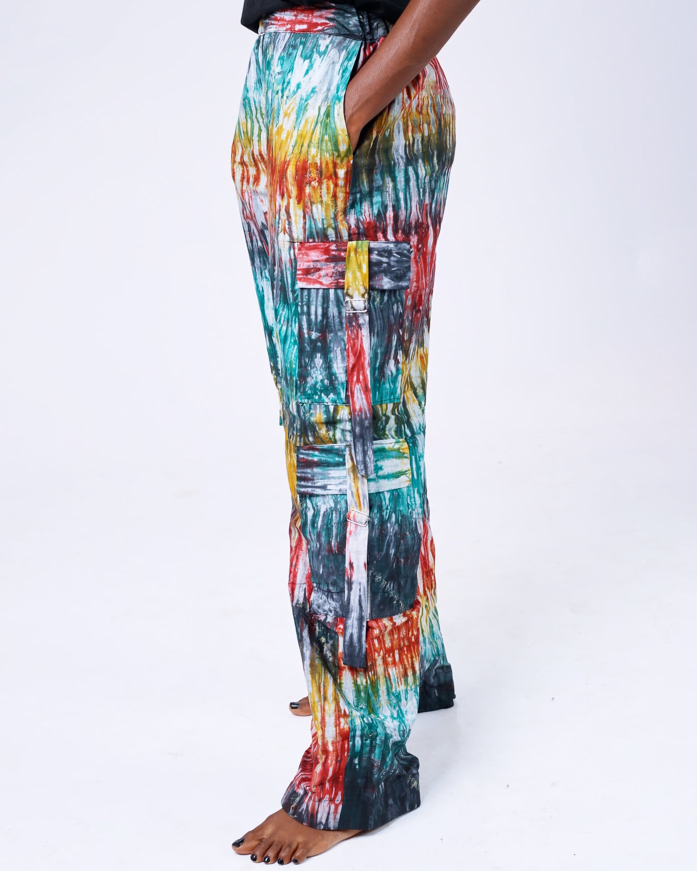 ASHABI Multicolored Combat Pants